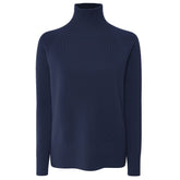 Emilio Romanelli Blue Cashmere Women Sweater